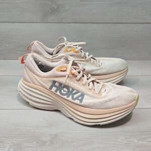 Hoka Women's Bondi 8 Athletic Running Shoes Sneakers Sz 10B